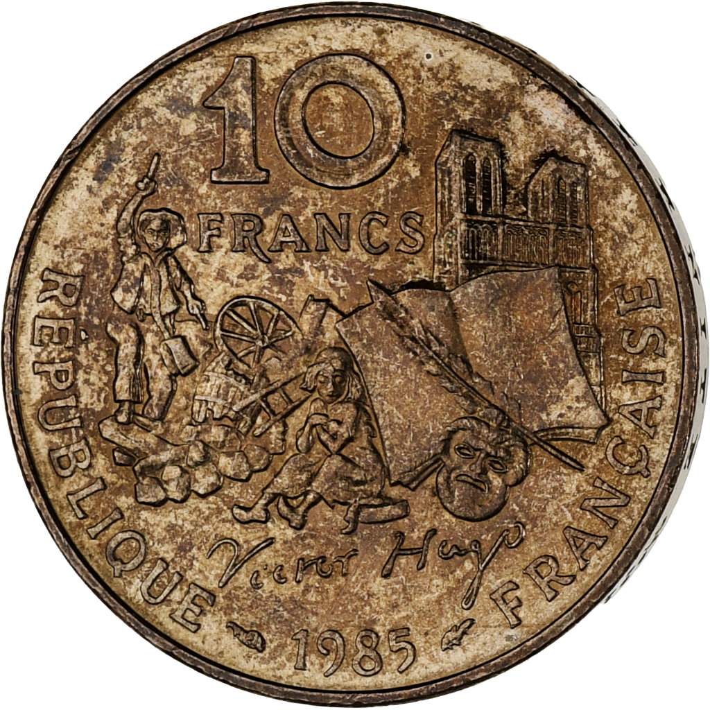 Coin, France, 10 Francs, 1985, , Nickel-Bronze