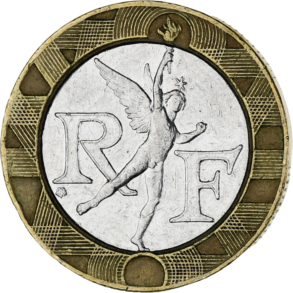 Coin, France, Génie, 10 Francs, 1992, , Bi-Metallic, KM:964.1