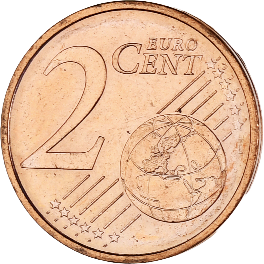 Monaco, Rainier III, 2 Euro Cent, 2001, Paris, UNZ, Copper Plated Steel