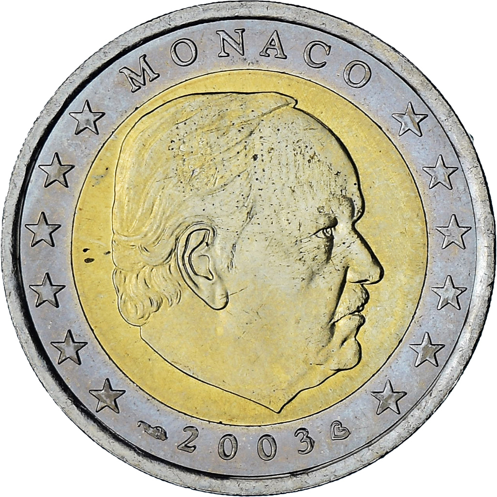 Monaco, Rainier III, 2 Euro, 2003, Paris, , Bi-Metallic, Gadoury:MC179