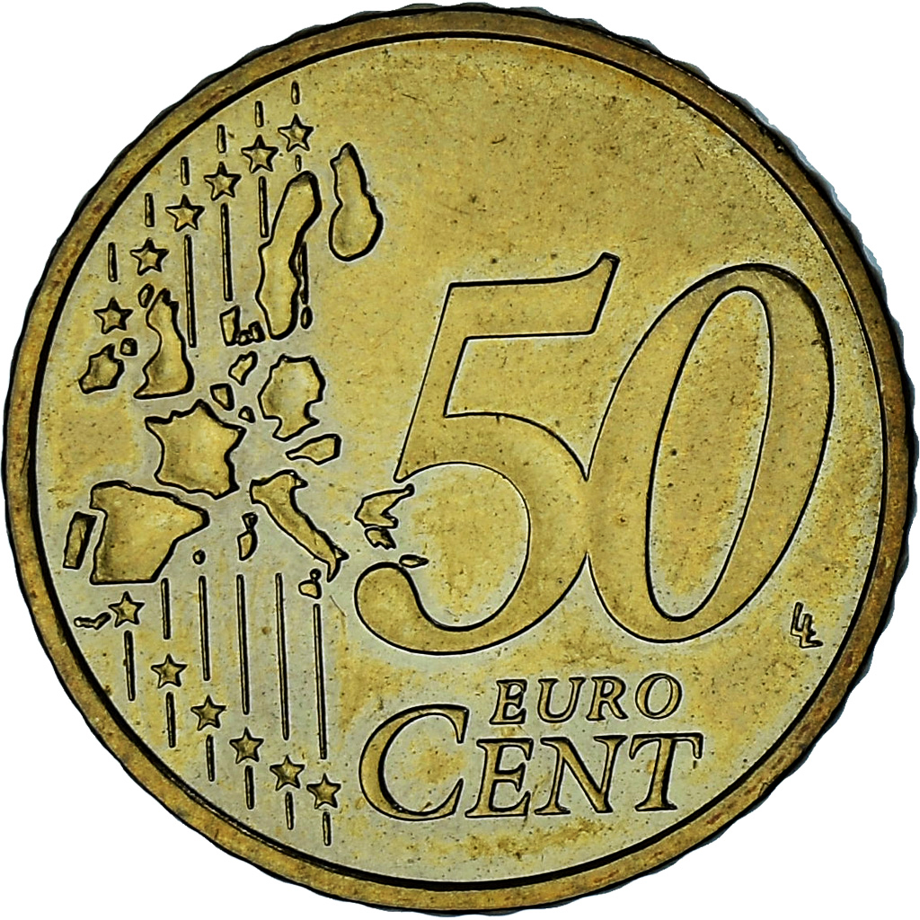 Monaco, Rainier III, 50 Euro Cent, 2003, Paris, VZ, Messing, Gadoury:MC177