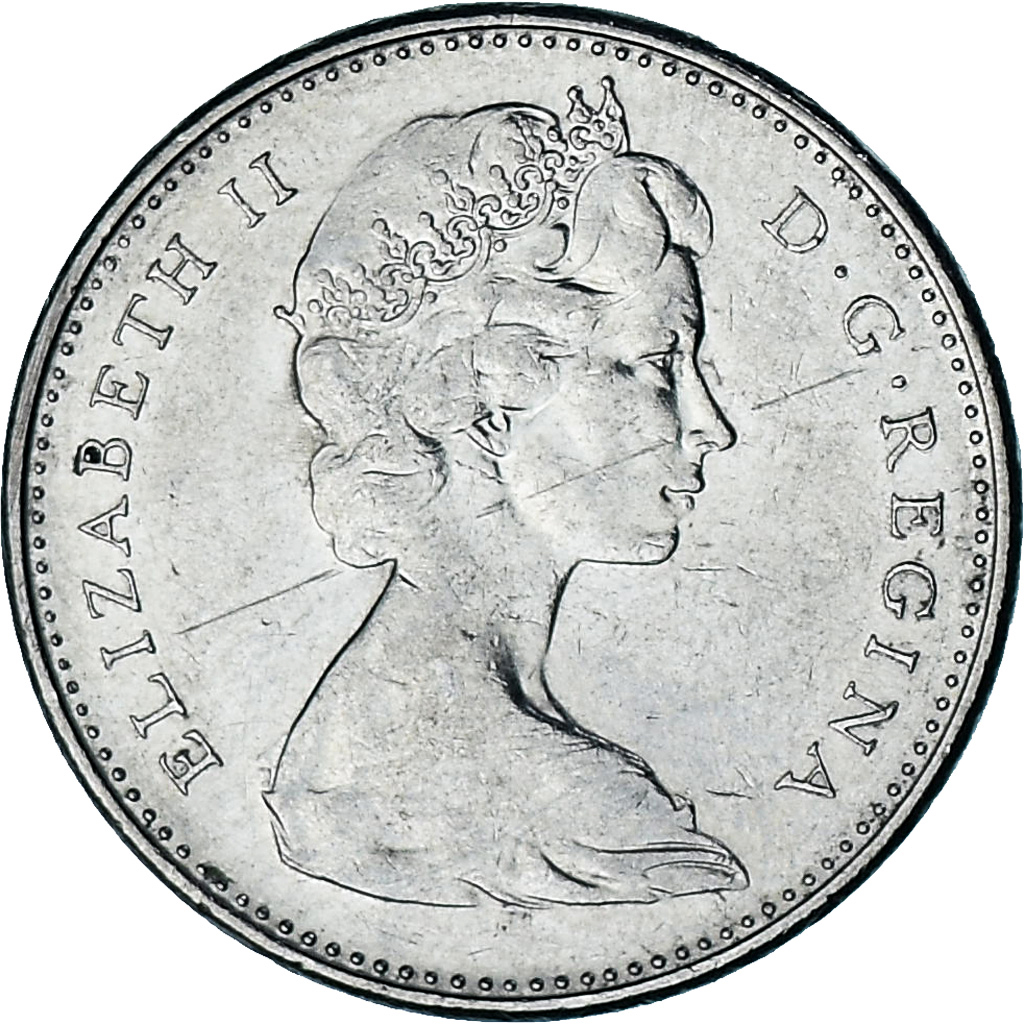Canada, Elizabeth II, 5 Cents, 1976, Royal Canadian Mint, Nickel, 