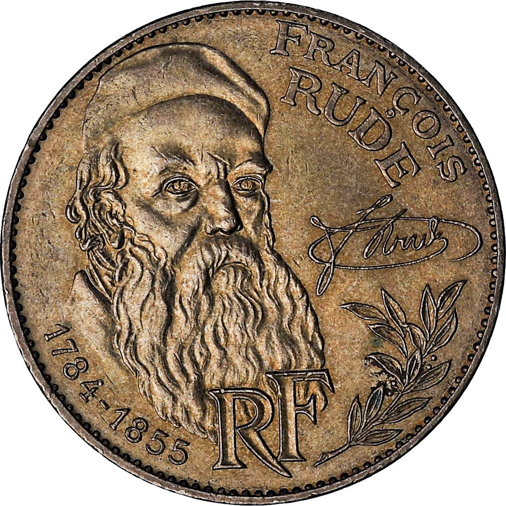 Frankreich, 10 Francs, François Rude, 1984, Nickel-Bronze, SS+, Gadoury:818