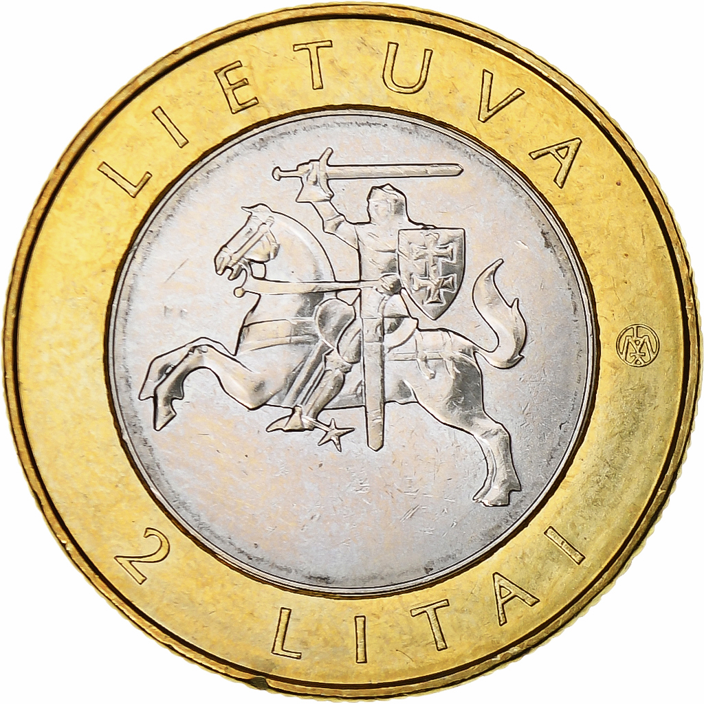 Lithuania, 2 Litai, 2013, kurenas, Bi-Metallic, , KM:112