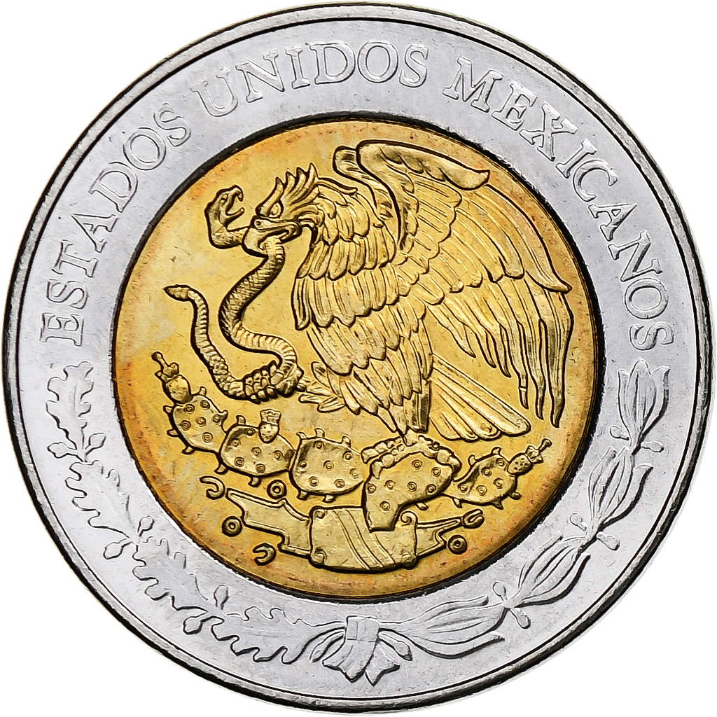 Mexico, 5 Pesos, Heriberto Jara, 2008, Mexico City, Bi-Metallic, MS, KM:901