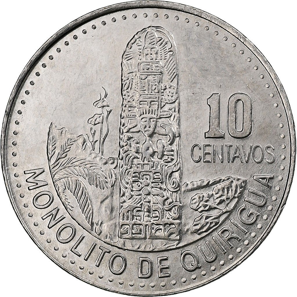 Guatemala, 10 Centavos, 2009, Copper-nickel, MS, KM:277.6