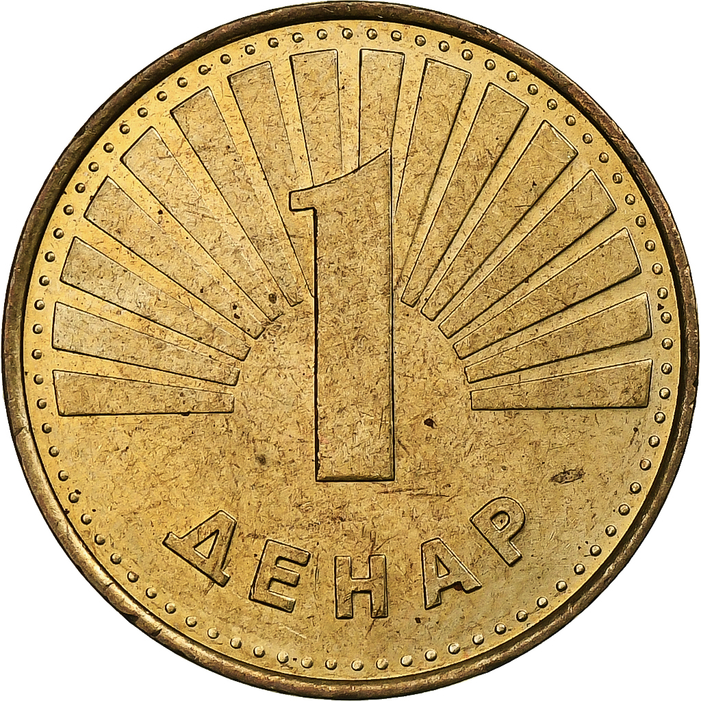 Macedonia, Denar, 2000, Bronze, , KM:27