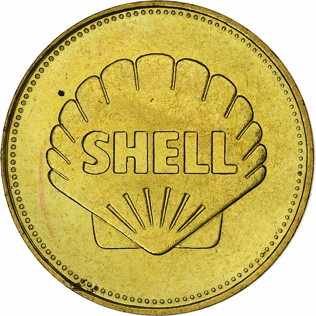 France, Token, Collection Shell, Icarus et Daedalus, Bronze-Aluminium, 