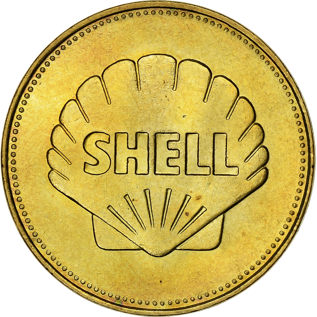 France, Token, Collection Shell, Auguste Piccard, Bronze-Aluminium, 