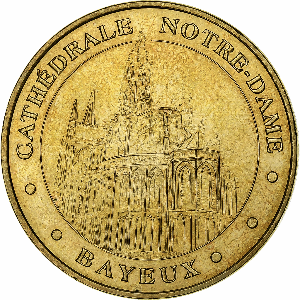 France, Token, Bayeux - Cathédrale Notre-Dame, 2009, Copper-nickel Aluminium