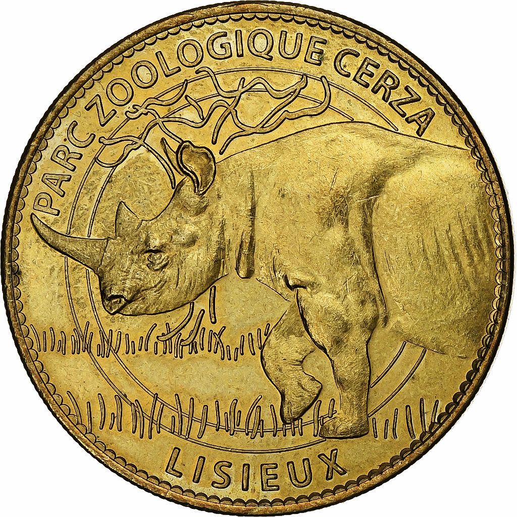 France, Token, Parc Zoologique Cerza, Lisieux, 2007, Copper-nickel Aluminium