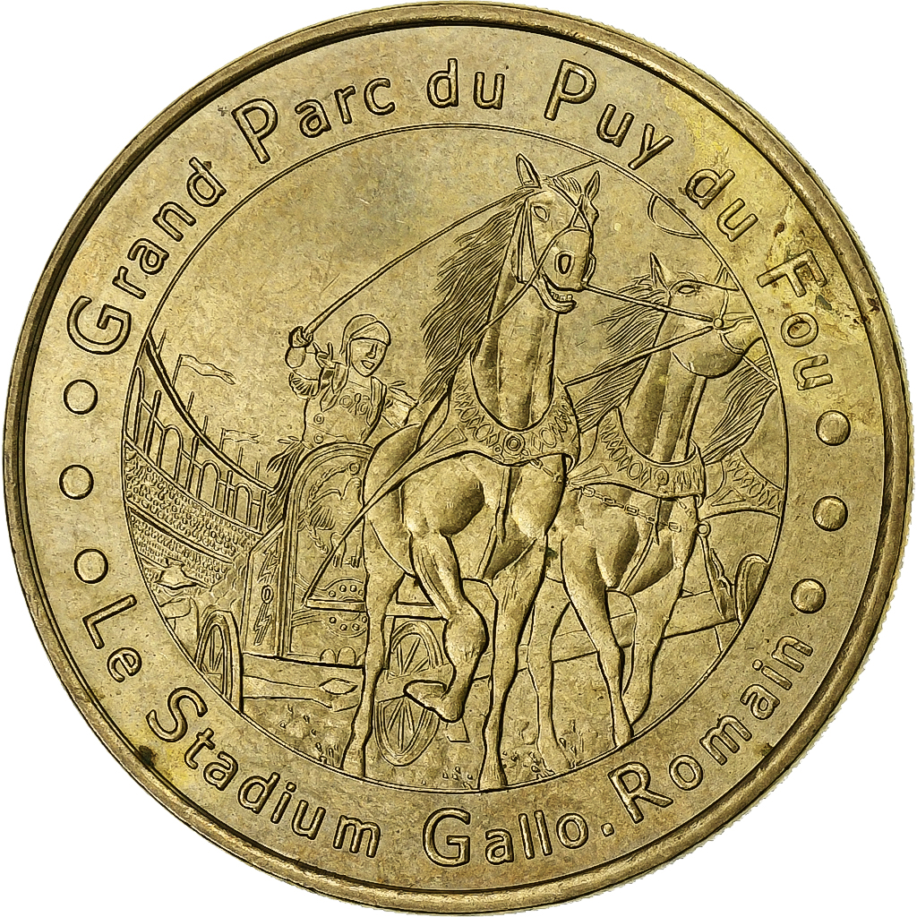 France, Token, Les Epesses - Puy du Fou n°2, 2001, MDP, Copper-nickel