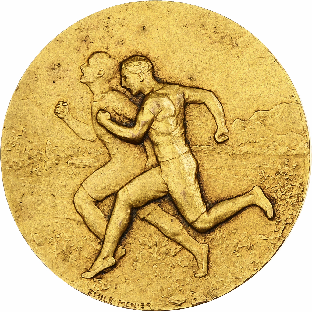 France, Medal, Sport, Course à Pied, Bronze, Monier, 