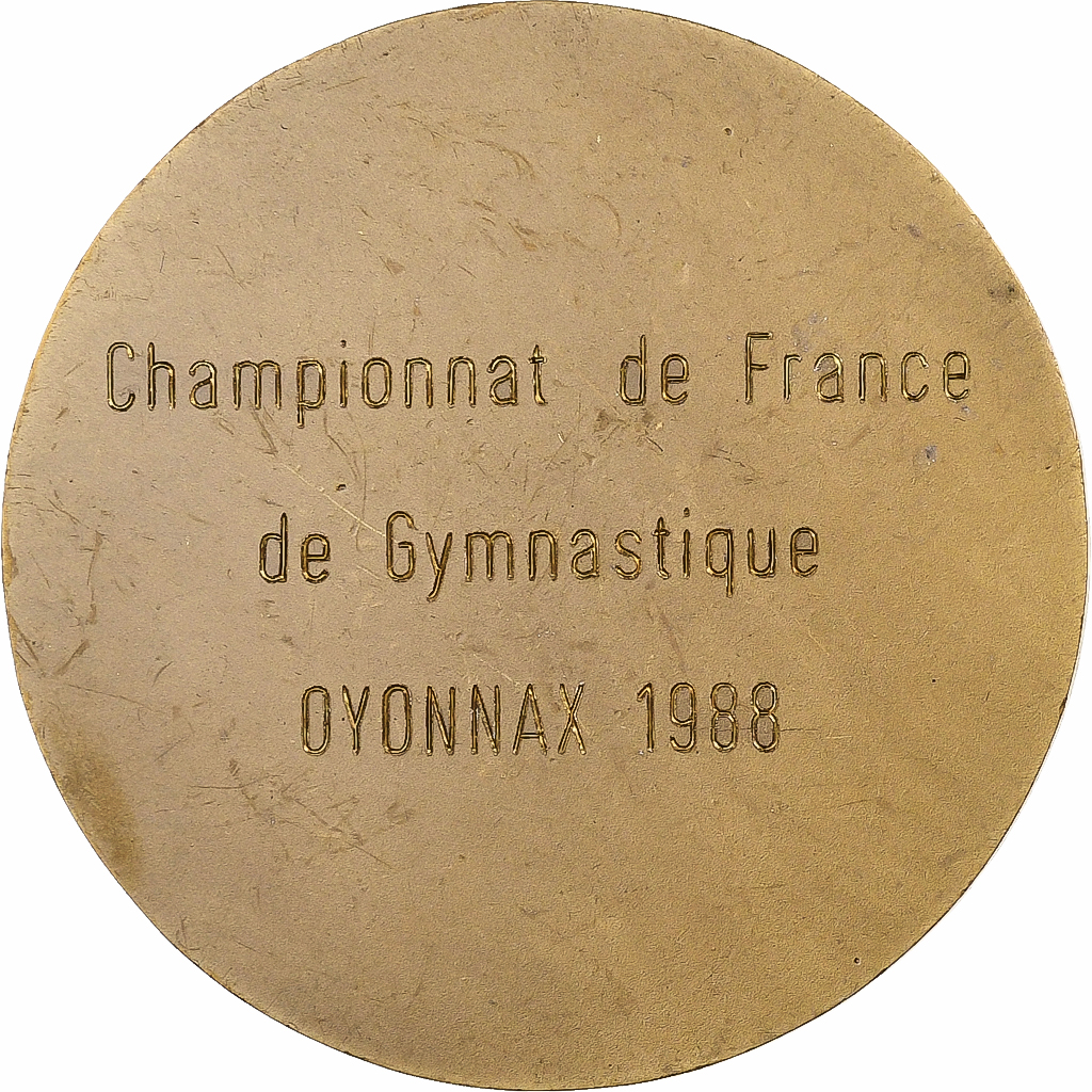 France, Medal, Ville d'Oyonnax, 1988, Bronze, 