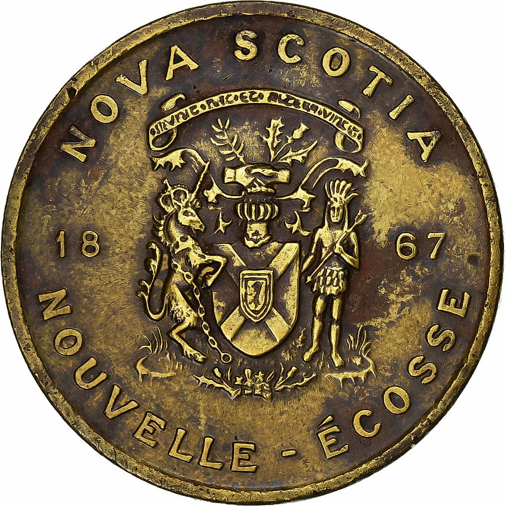 Canada, Medal, Nova Scotia - Mayflower, 1867, Bronze, | Tokens