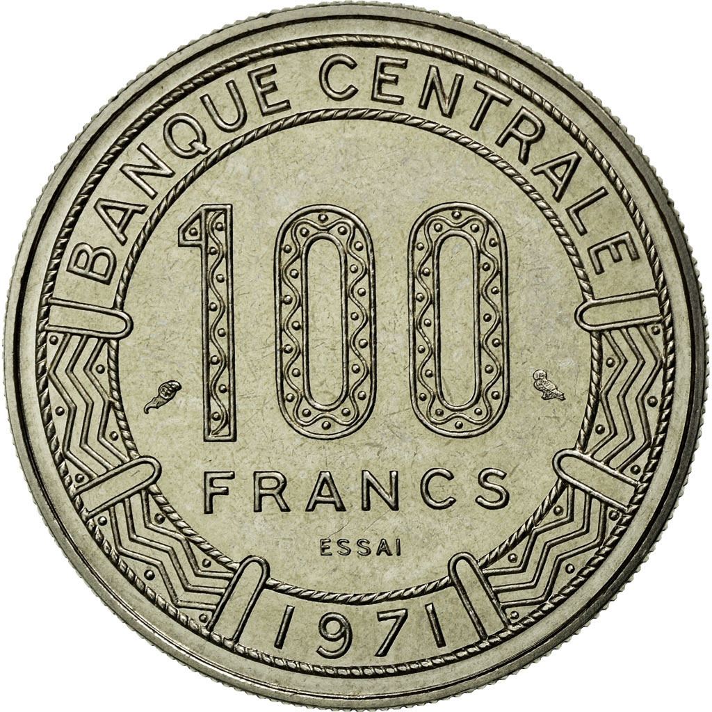 Coin, Congo Republic, 100 Francs, 1971, , Nickel, KM:1