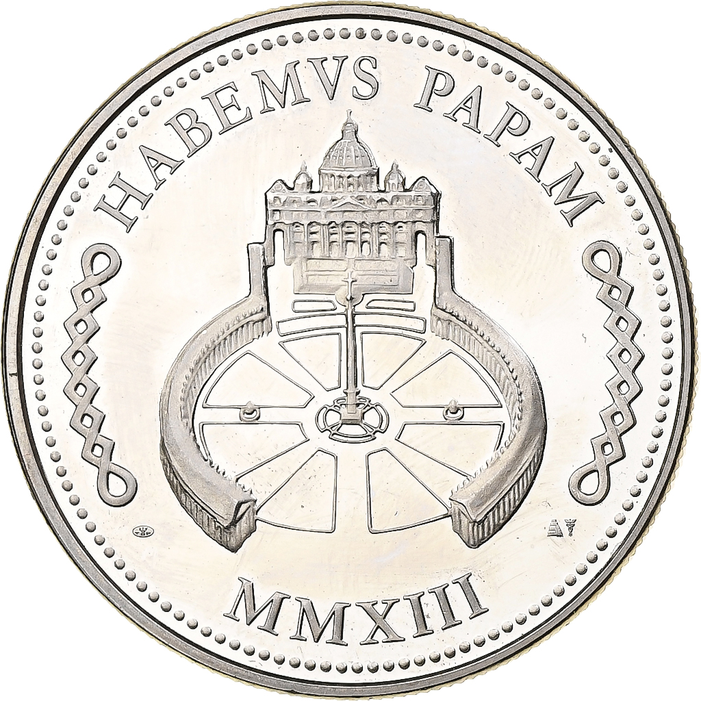 France, Medal, Franciscus Pontifex Maximus, Nickel, 