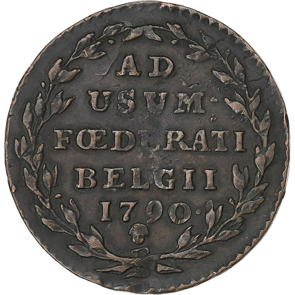 AUSTRIAN NETHERLANDS, 2 Liards, 2 Oorden, 1790, Brussels, Copper, 