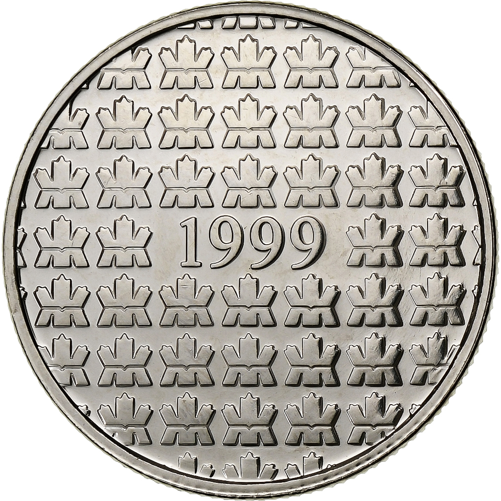Canada, Elizabeth II, 25 Cents, 1999, Royal Canadian Mint, Nickel, 