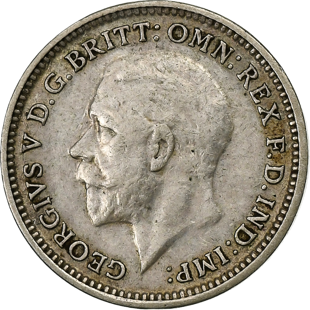 Great Britain, George V, 3 Pence, 1931, Silver, , KM:831