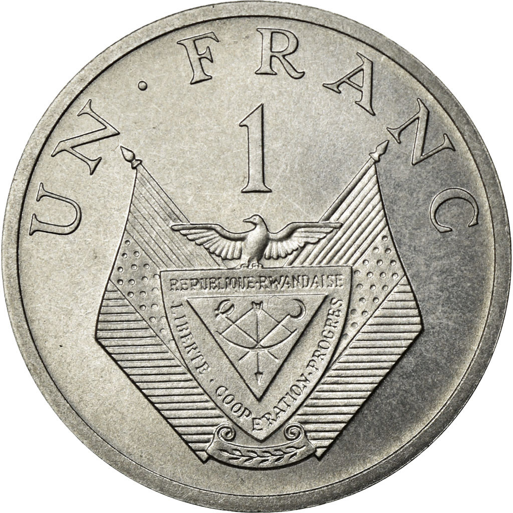 Coin, Rwanda, Franc, 1977, , Aluminum, KM:E4