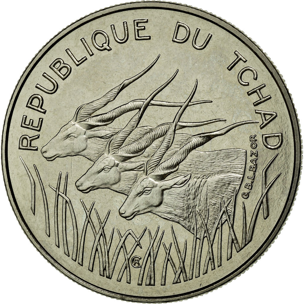Coin, Chad, 100 Francs, 1971, Paris, , Nickel, KM:E3