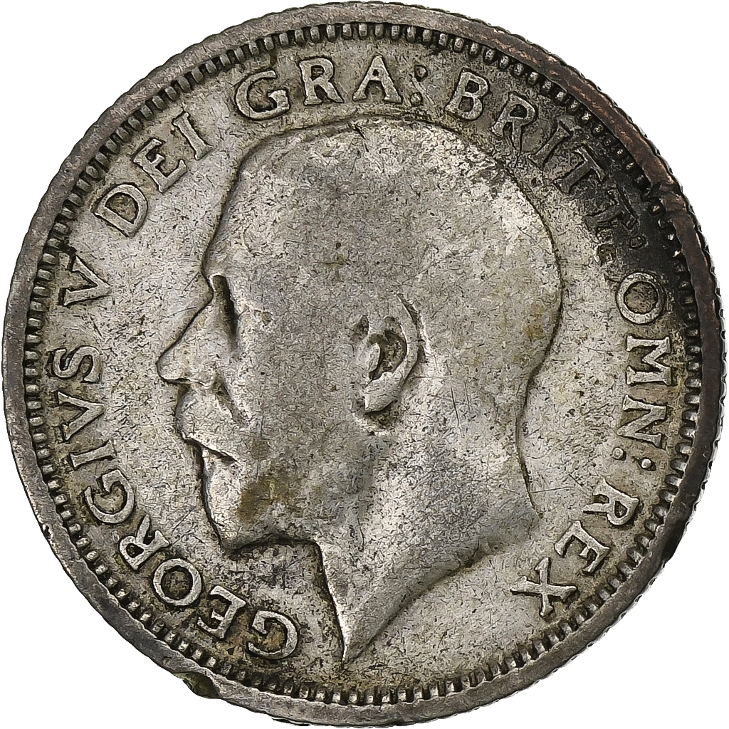 Great Britain, George V, 6 Pence, 1926, Silver, , KM:828