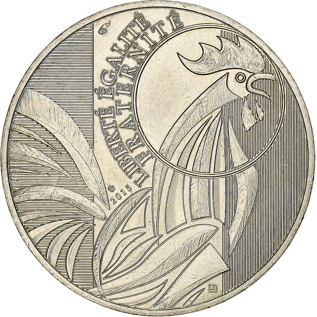 France, 10 Euro, Coq, 2015, Monnaie de Paris, Silver, , Gadoury:EU727
