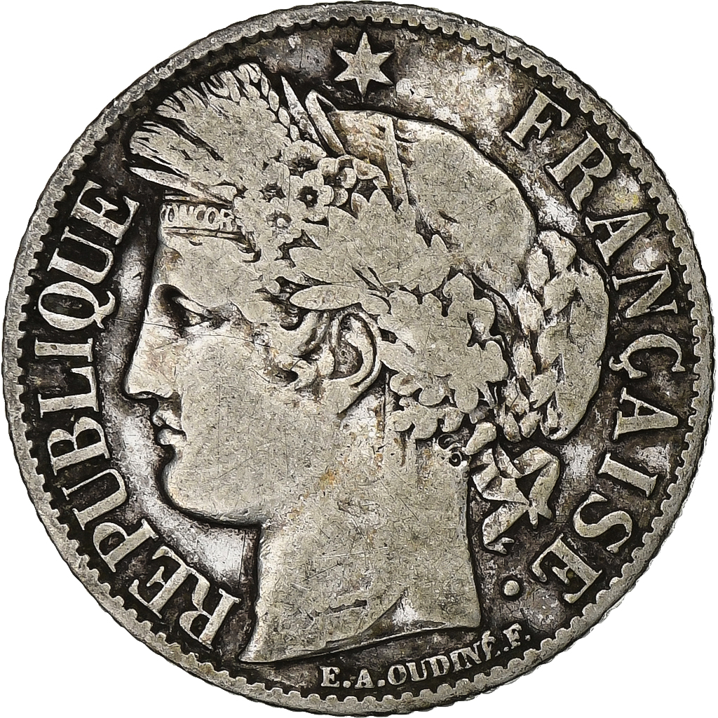 France, Franc, Cérès, 1895, Paris, Silver, , Gadoury:465a, KM:822.1