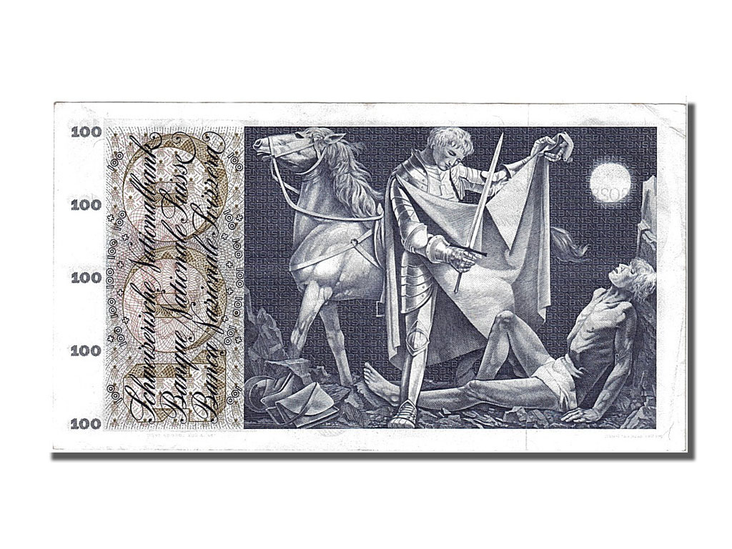Banknote, Switzerland, 100 Franken, 1972, 1972-01-24, AU