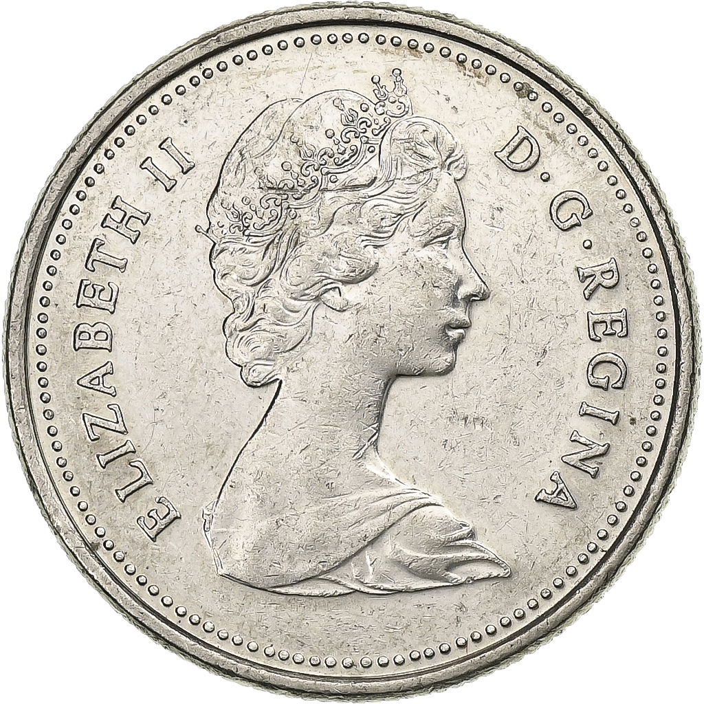 Canada, Elizabeth II, 25 Cents, 1982, Royal Canadian Mint, Nickel, 