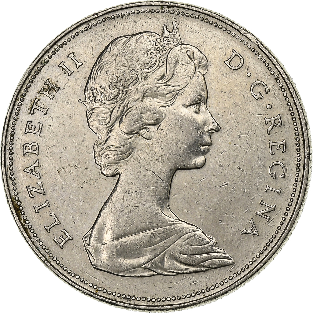 Canada, Elizabeth II, Dollar, 1968, Royal Canadian Mint, Nickel, 