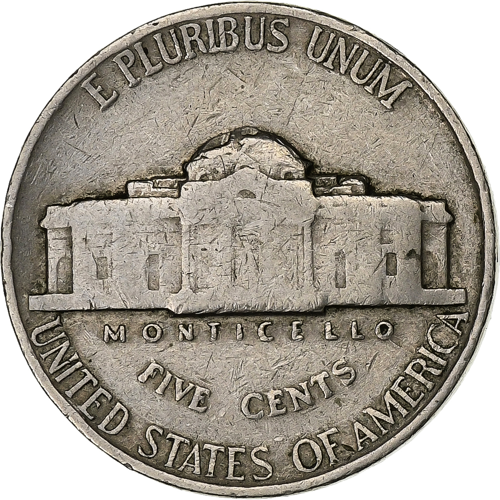 1029612] United States, 5 Cents, Jefferson, 1940, U.S. Mint