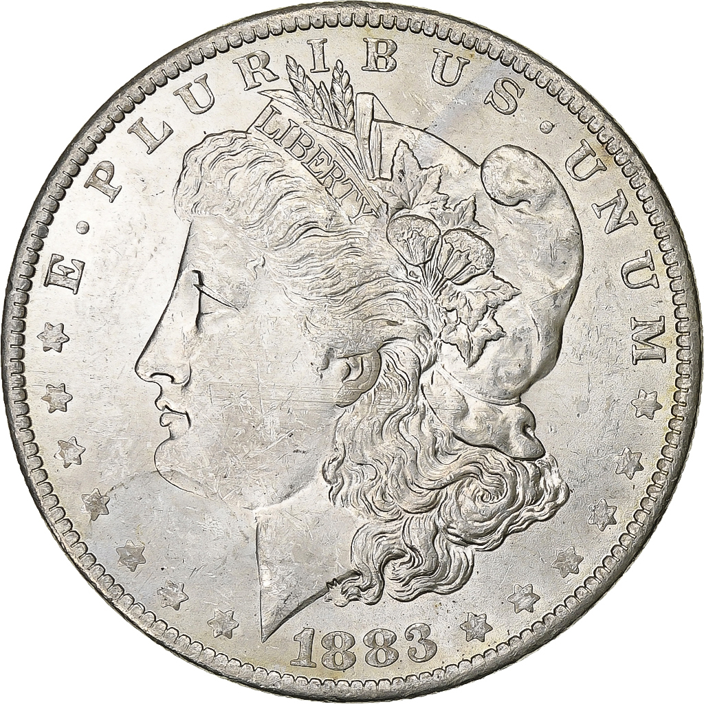 United States, Dollar, Morgan, 1883, U.S. Mint, Silver, , KM:110