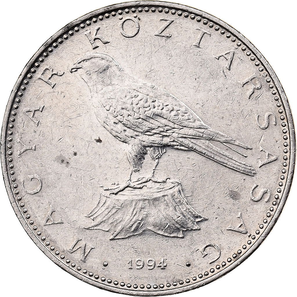 Hungary, 50 Forint, 1994, Budapest, Copper-nickel, AU, KM:697