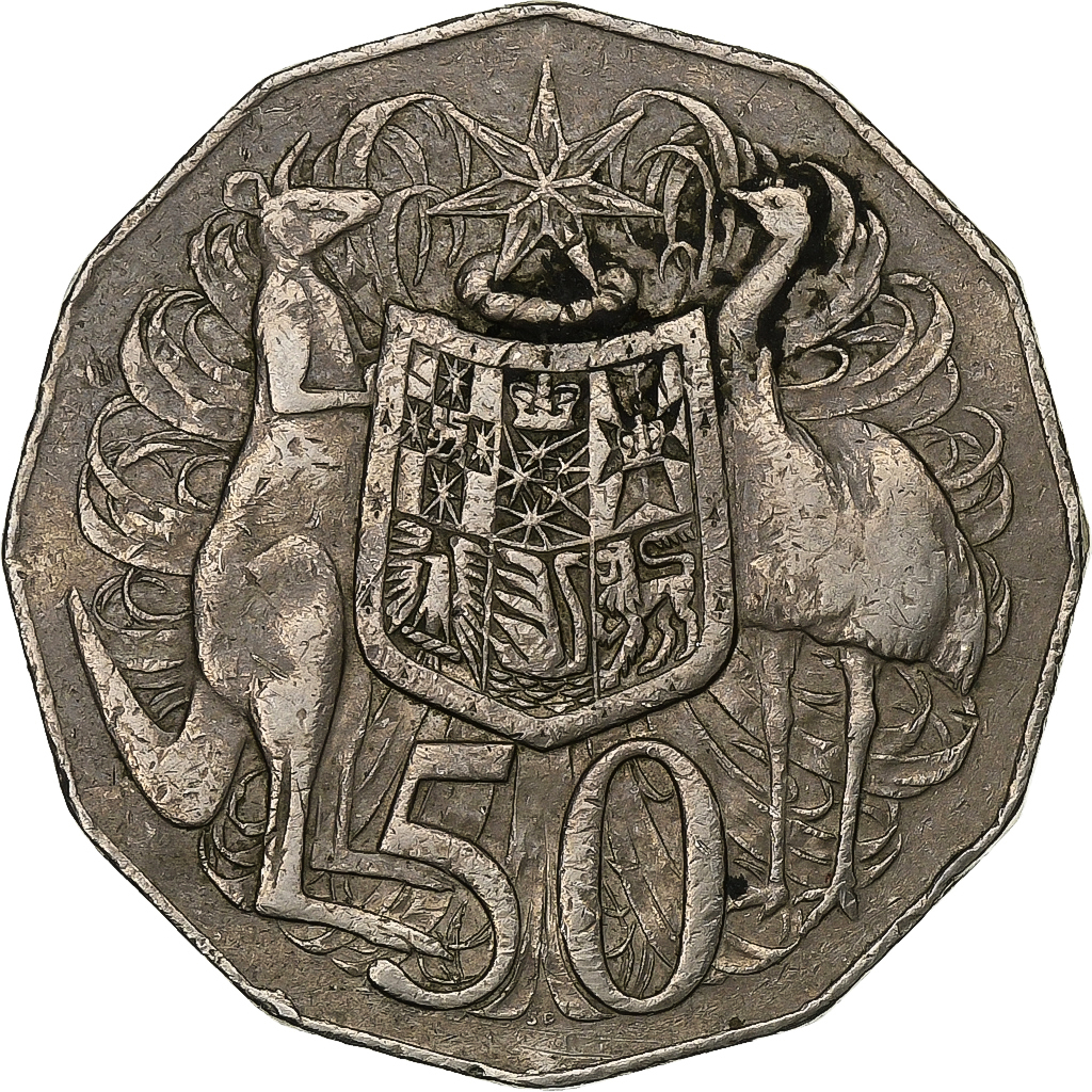 1029908] Australia, Elizabeth II, 50 Cents, 1973, Copper-nickel