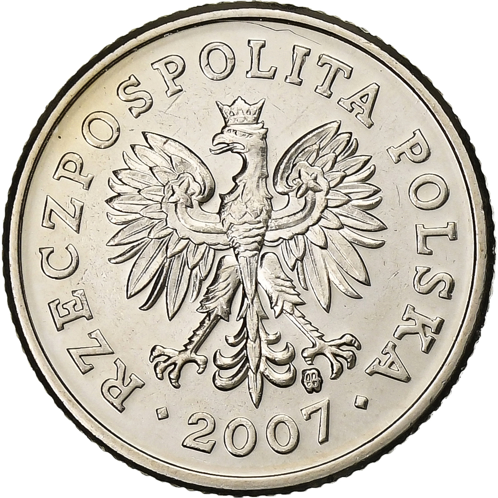 Poland, 20 Groszy, 2007, Warsaw, Copper-nickel, , KM:280