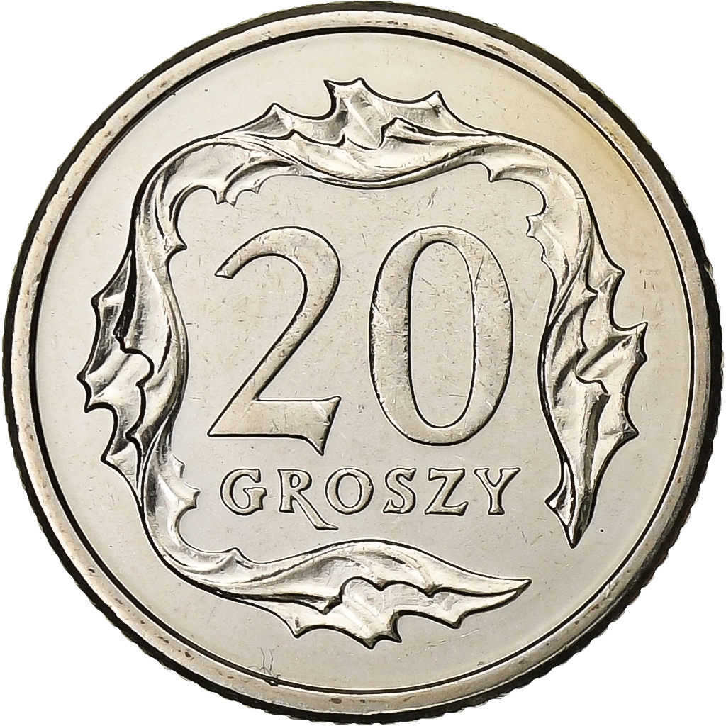 Poland, 20 Groszy, 2007, Warsaw, Copper-nickel, , KM:280