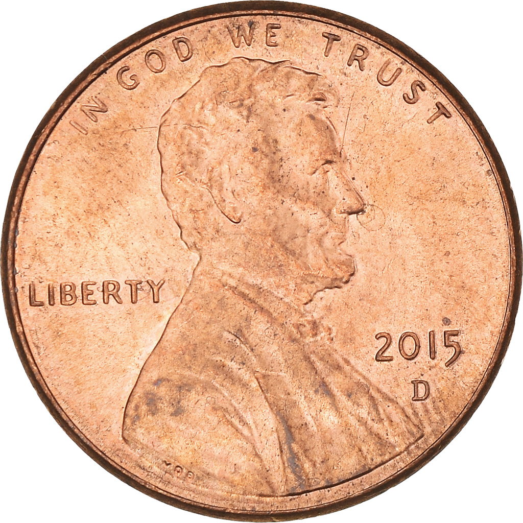 Moneda, Estados Unidos, Cent, 2015, Denver, MBC, Cobre chapado en cinc