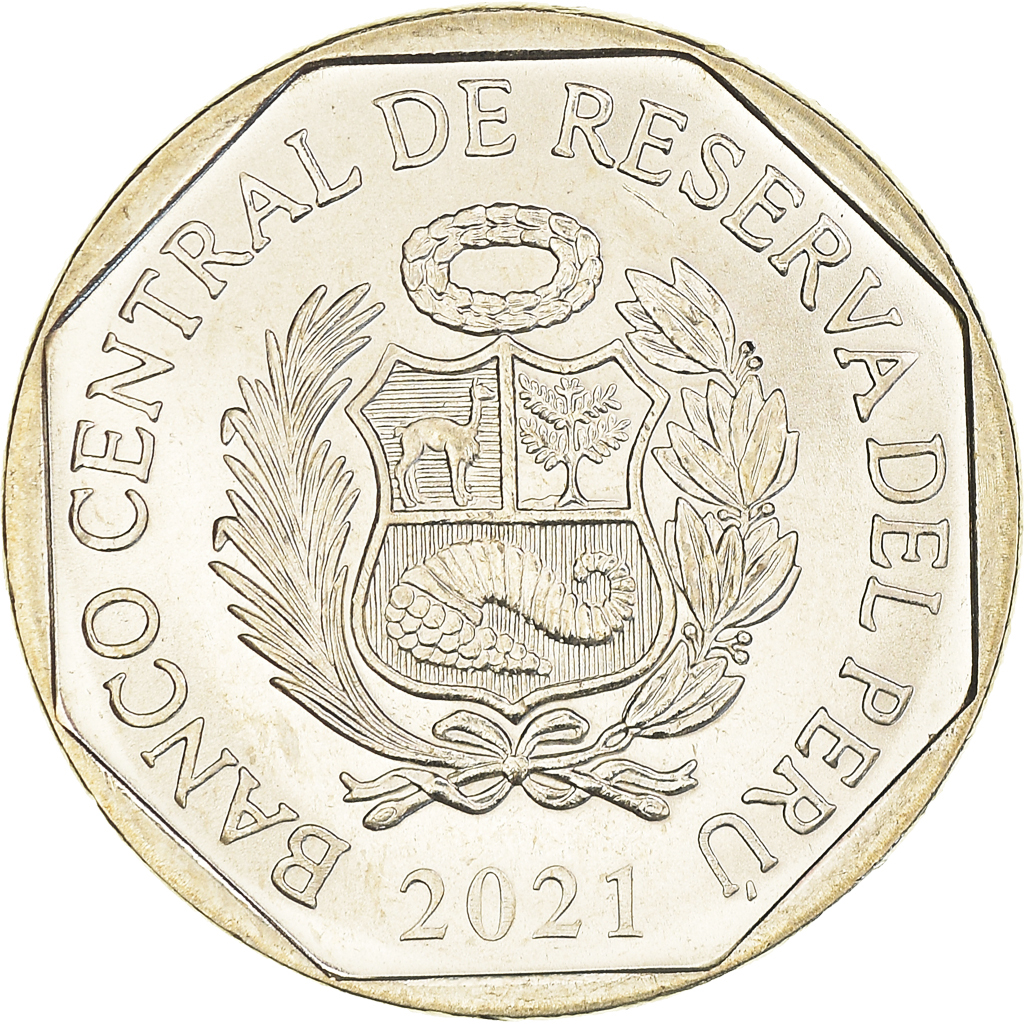 Coin, Peru, Hipólito Unanue y Pavón, Sol, 2021, , Nickel brass, KM:New