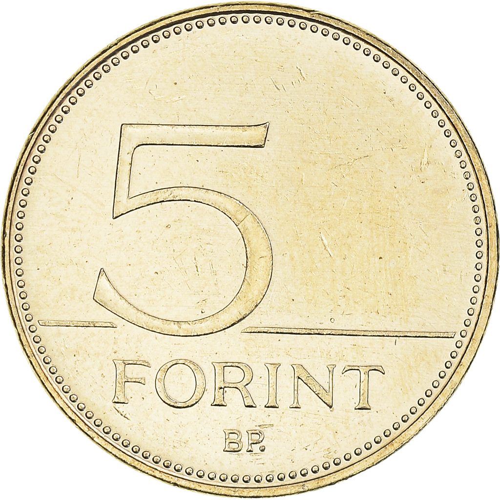 Moneda, Hungría, 75e anniversaire - Forint, 5 Forint, 2021, I., SC, laiton