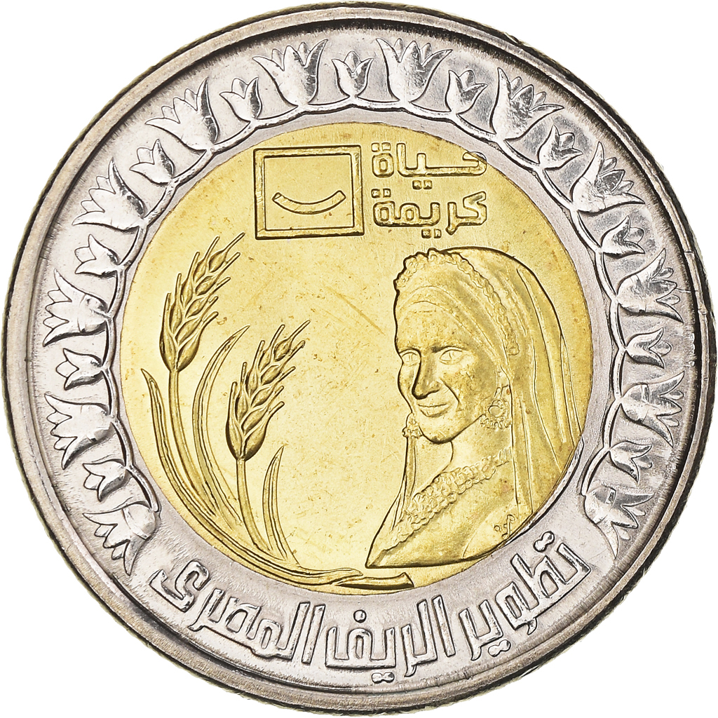 Coin, Egypt, Vie décente, Pound, 2021, , Bimétallique : centre en acier