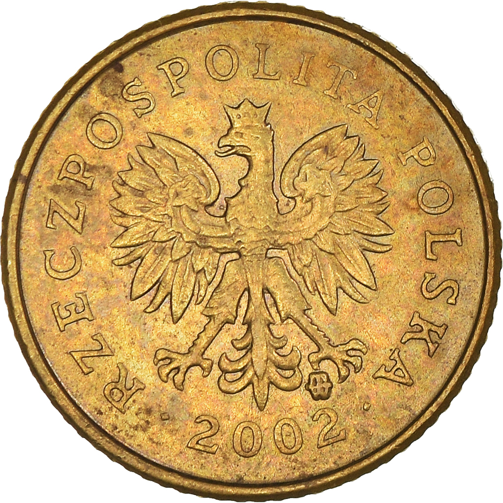 Coin, Poland, Grosz, 2002, Warsaw, , Brass, KM:276