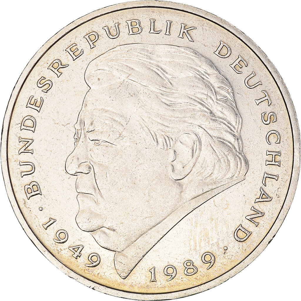 Coin, GERMANY - FEDERAL REPUBLIC, 2 Mark, 1989, Munich, , Copper-Nickel