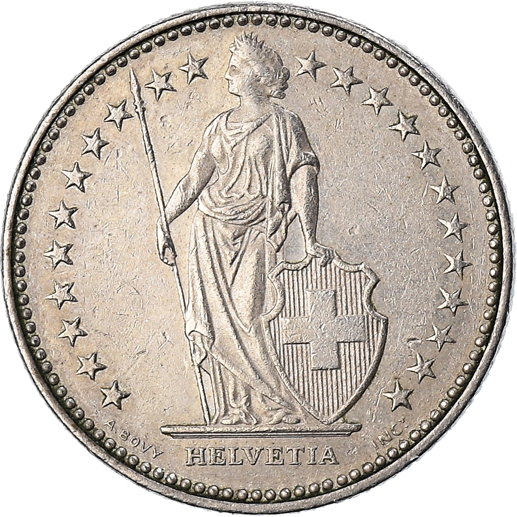 Coin, Switzerland, Franc, 1985, Bern, , Copper-nickel, KM:24a.3