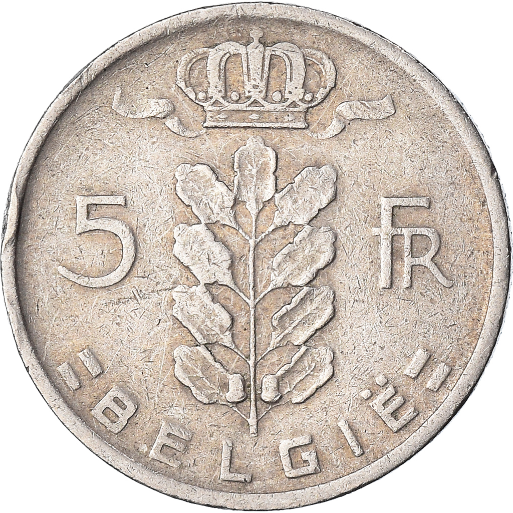Coin, Belgium, 5 Francs, 5 Frank, 1958, , Copper-nickel, KM:135.1
