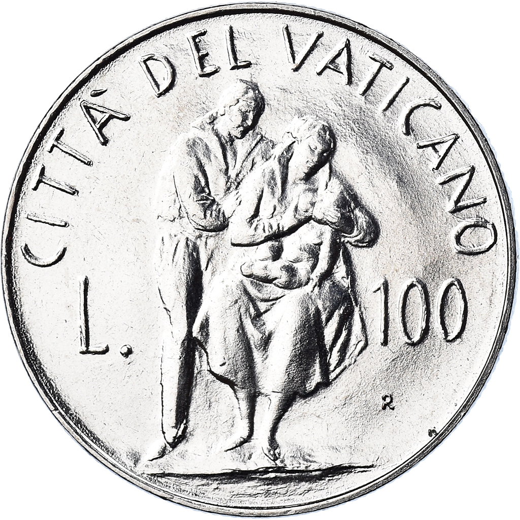 Coin, VATICAN CITY, John Paul II, 100 Lire, 1982, FDC, , Stainless