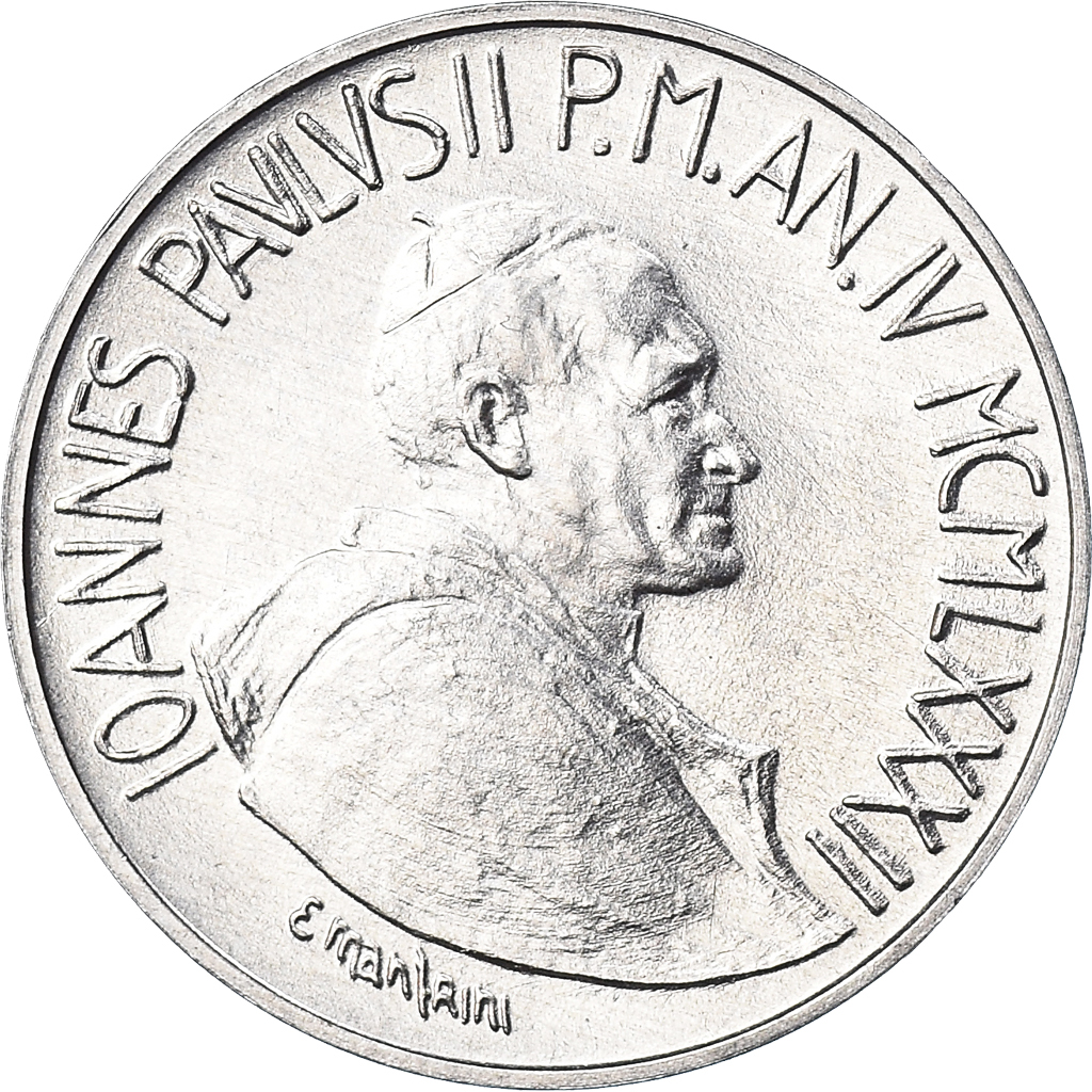 Coin, VATICAN CITY, John Paul II, 10 Lire, 1982, Rome, FDC, , Aluminum
