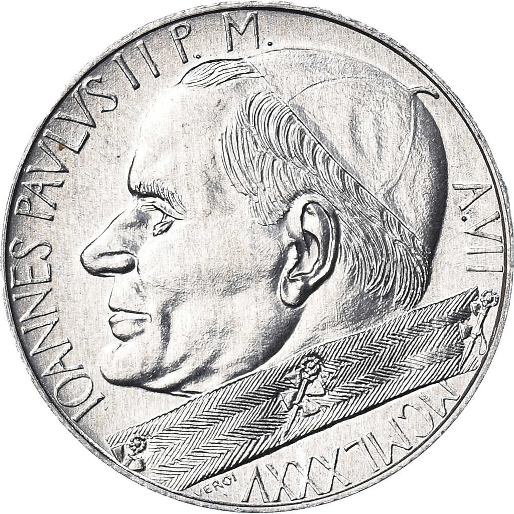 Coin, VATICAN CITY, John Paul II, 10 Lire, 1985, FDC, , Aluminum