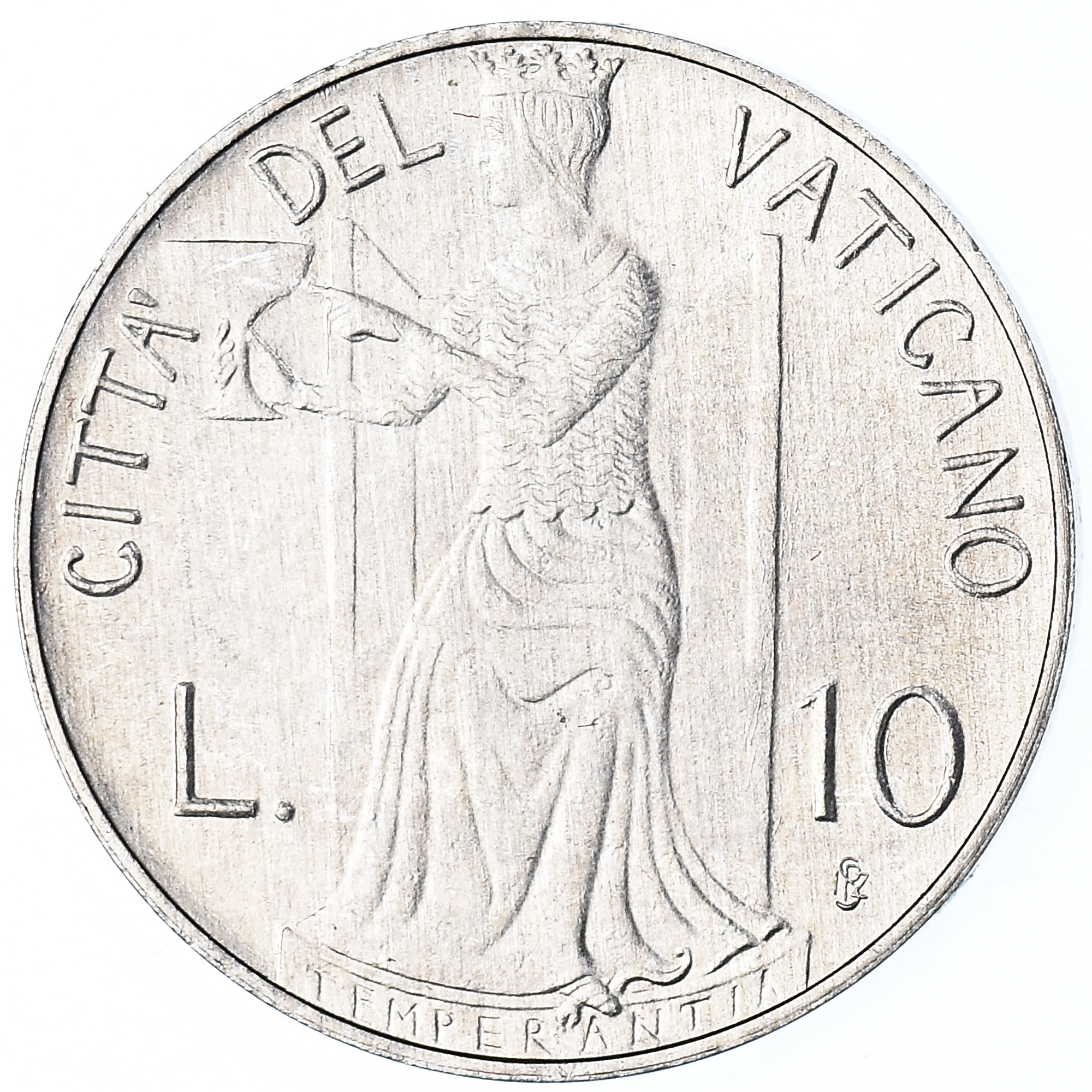 Coin, VATICAN CITY, John Paul II, 10 Lire, 1980, FDC.AN 2, , Aluminum